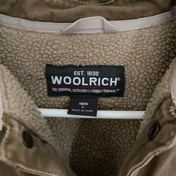 Woolrich sherpa lined canvas jacket heavy - Picture 4 of 5